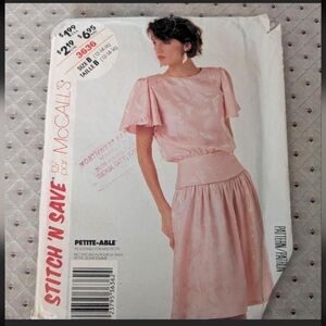 Stitch 'n Save Pink Skirt Set